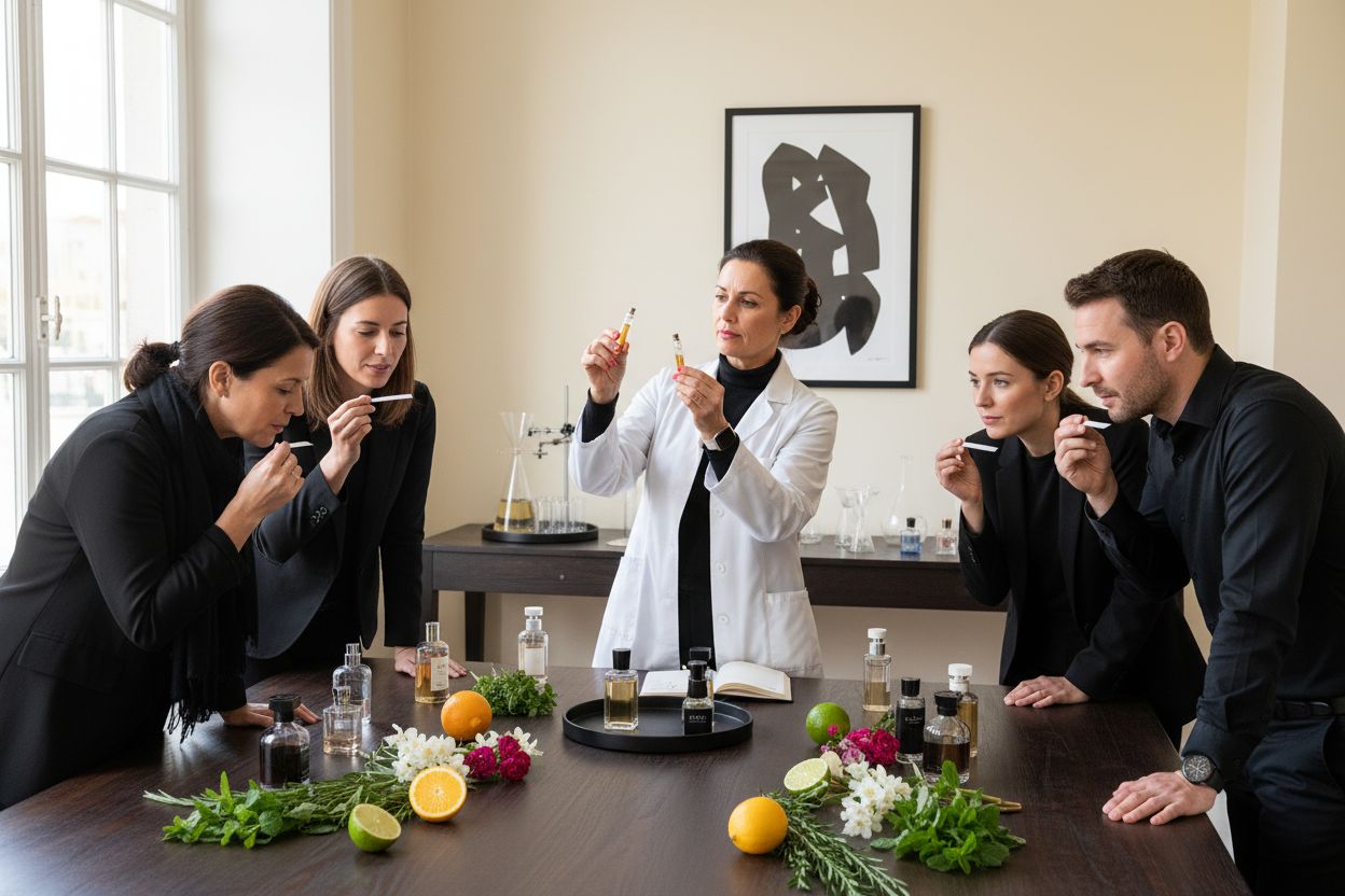 Parfümerie Werkstatt Qualitätsprüfung