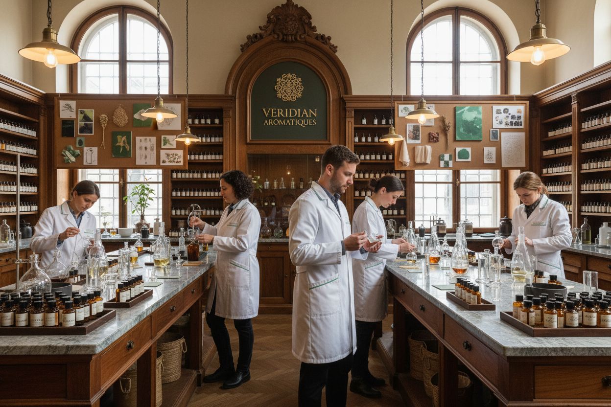 perfume house laboratory