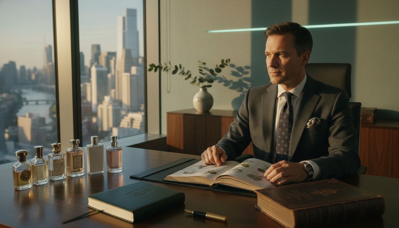 office cologne display