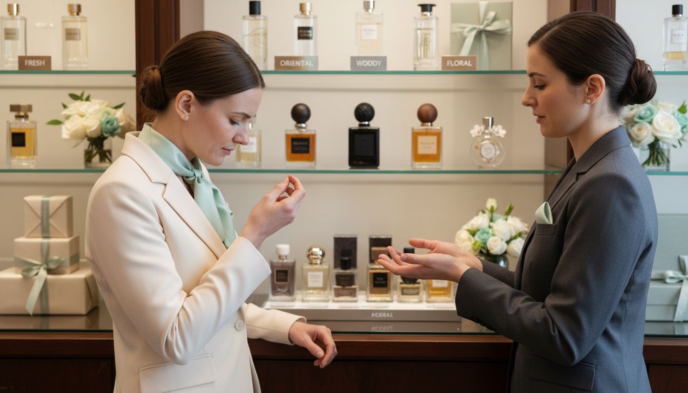 luxury perfume selection