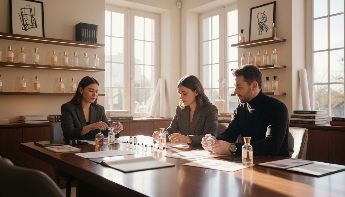 luxuriöser Parfüm Showroom