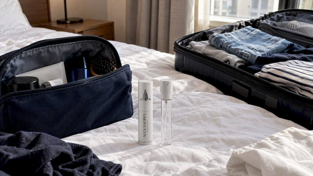 Format voyage parfum : les bons réflexes pour voyager léger - AlexandriaUK