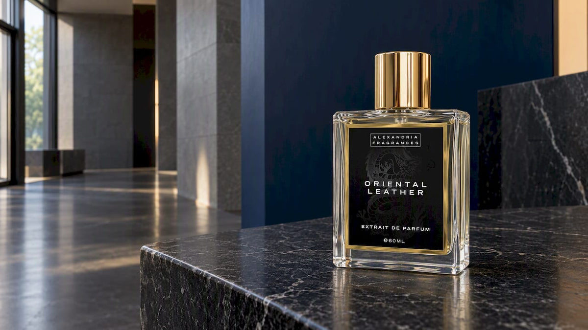Parfum cuir et oud : comprendre cette signature sombre et sensuelle - AlexandriaUK
