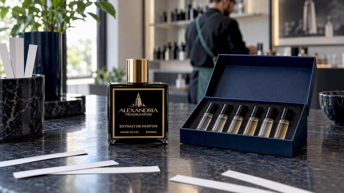 Test three musky colognes for men with a 6 x 5ml sample pack - AlexandriaUK