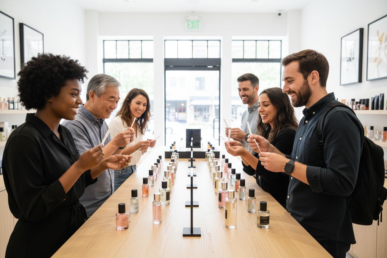 affordable perfumes, perfume shopping, fragrance testing