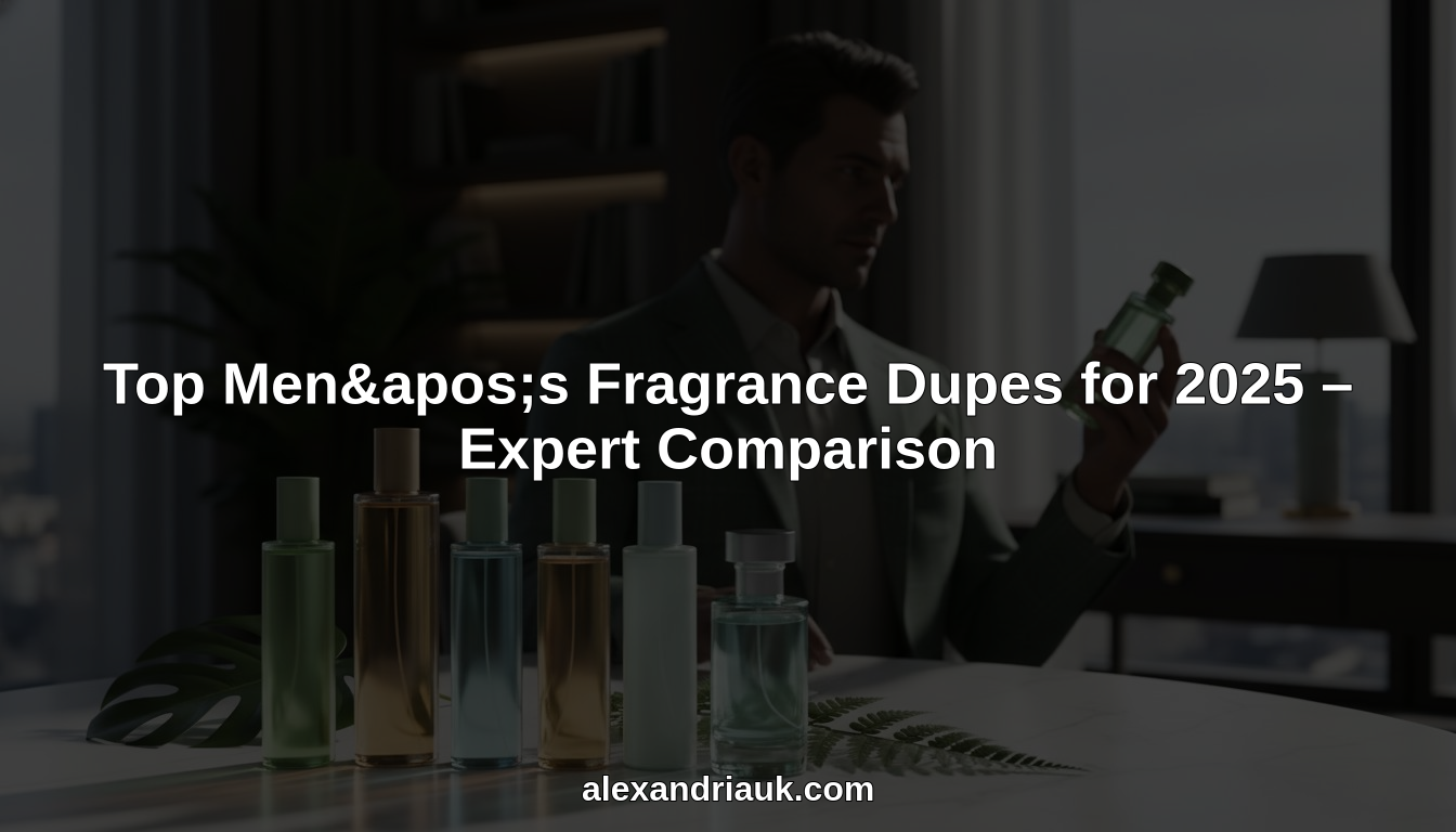 top men's fragrance dupes hero header image