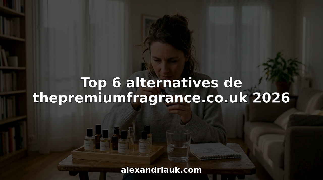 Une femme prend le temps d’essayer différents échantillons de parfum installée à son bureau, chez elle.