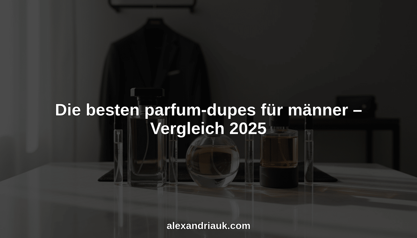 Die besten parfum-dupes für männer – Vergleich 2025 - AlexandriaUK