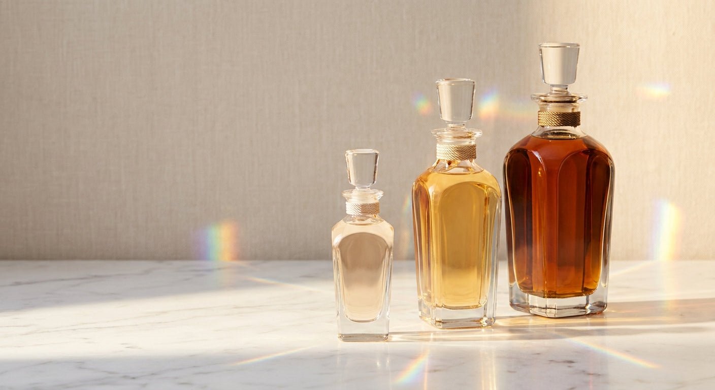 Extrait vs EDP vs EDT: Which Concentration Is Actually Worth Your Money? - AlexandriaUK
