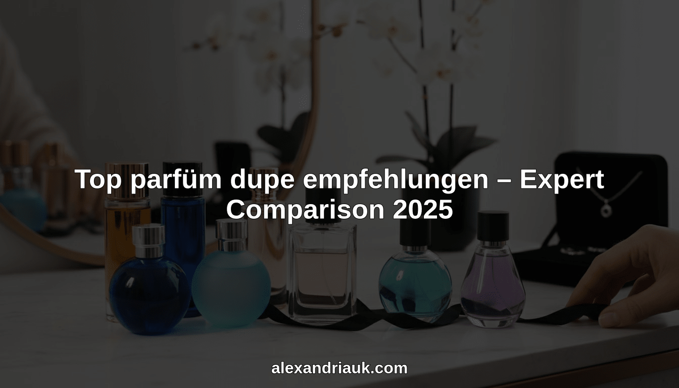 Top parfüm dupe empfehlungen – Expert Comparison 2025 - AlexandriaUK